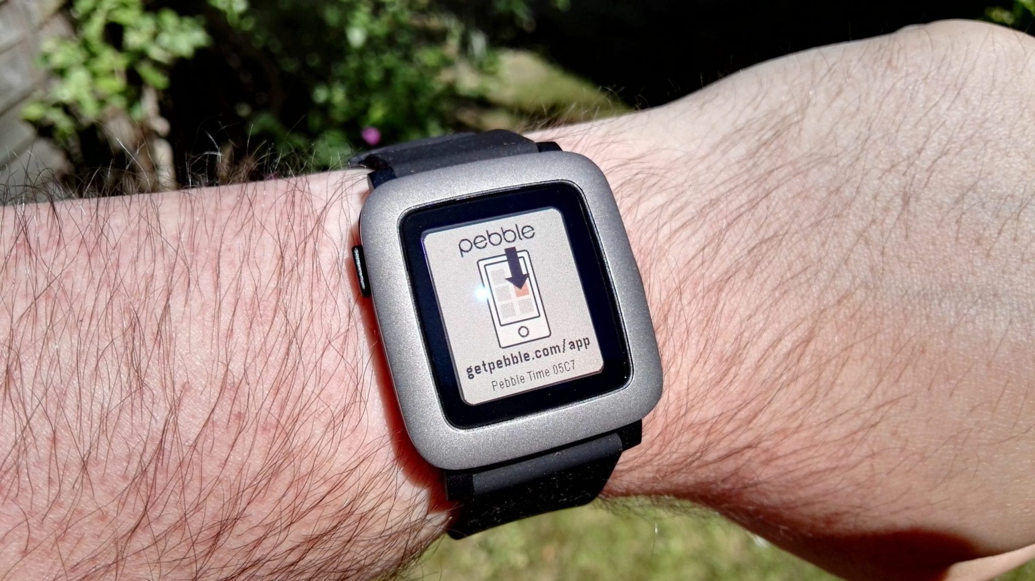 Pebble Time in the sun